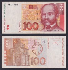 Banconota croazia 100 usato  Chieri