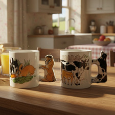 Set animal mugs d'occasion  Bordeaux-