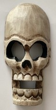 Carved wooden skull for sale  Huntsville