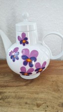 Kaffeekanne lila blumen gebraucht kaufen  Weiterstadt