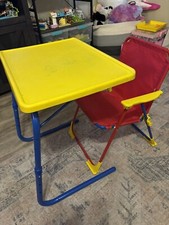 Mesa e cadeira dobrável portátil Table Mate 4 crianças com bolsa de armazenamento, usado comprar usado  Enviando para Brazil