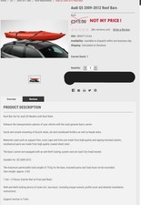 Audi 2011 roof for sale  LEATHERHEAD