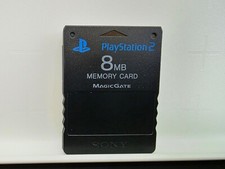 Original Sony Playstation 2 PS2 8 MB Memory Card MAgic Gate schwarz comprar usado  Enviando para Brazil
