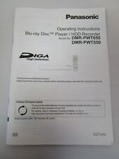 Gravador HDD Panasonic DMR-PWT655 / DMR-PWT550 / Blu-Ray - Manual / Instruções, usado comprar usado  Enviando para Brazil