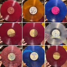 Lot Of 9 Colored Vinyl / Lps / Records / Home Decor / Arts And Crafts L5 comprar usado  Enviando para Brazil