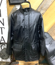 Vtg black leather for sale  Milton