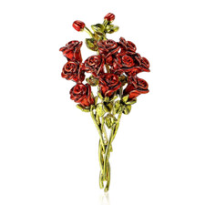 Red rose enamel for sale  New York