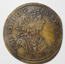 Louis xiv jeton d'occasion  France