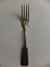 Vintage decorated cutlery BM fork FRAGET MB PLAQUE antique Poland white metal na sprzedaż  PL