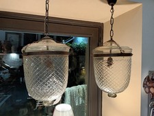 Antica coppia lampadari usato  Catania