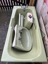 Avocado bathroom suite for sale  HOPE VALLEY