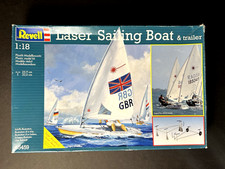 Kit Revell 1:18 LASER VELEIRO E REBOQUE, desmontado COMPLETO, kit #05459 comprar usado  Enviando para Brazil