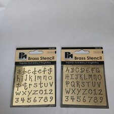 Papermania brass stencils for sale  HITCHIN