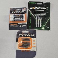 Pontas de luz Nockturnal iluminadas verde S 3 peças + cera de titânio e 6 pontos de bala LEIA⬇ comprar usado  Enviando para Brazil