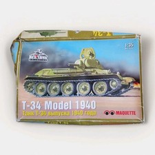 Maquette (Red Army) Tank T-34 1940 - Ech 1/35 Sans Notice - Voir descriptif na sprzedaż  Wysyłka do Poland
