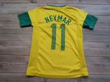 ⚽Camisa de futebol autêntica Brasil Neymar camisa de futebol, tamanho infantil comprar usado  Enviando para Brazil