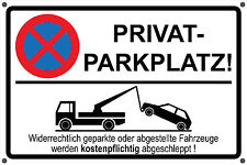 Privatparkplatz schild aufkleb gebraucht kaufen  Hirschhorn