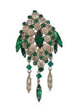 Broche marquise strass d'occasion  Fontenay-le-Comte