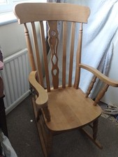 Solid wood rocking for sale  SHEPPERTON