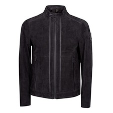 BELSTAFF Tailwind Zamszowa skóra jagnięca Kurtka Męska Czarna ___ Rozmiar 42, używany na sprzedaż  PL