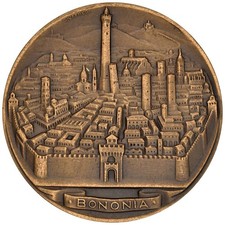 Medaglia bononia città usato  Italia