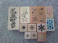 christmas wooden stamps for sale christmas wooden stamps for sale  CHESTERFIELD