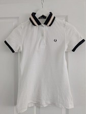 Fred perry white for sale  STROUD
