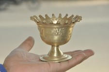 Lâmpada a óleo vintage de bronze artesanal Tantra formato exclusivo, colecionável, usado comprar usado  Enviando para Brazil