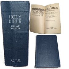 Holy bible douay for sale  New Rochelle