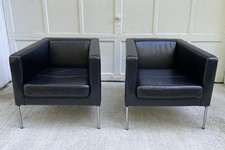Modern black leather for sale  Mendham
