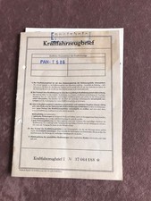Fahrzeugbrief kraftfahrzeugbri gebraucht kaufen  Kulmbach