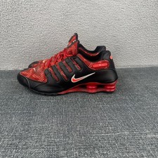 Tênis de corrida Nike Shox NZ jacquard vermelho preto masculino atlético tamanho 11 comprar usado  Enviando para Brazil