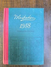 Whitakers almanac 1958 for sale  BROMSGROVE