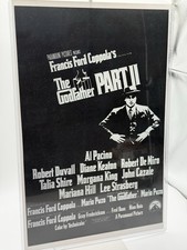 Pôster do filme THE GODFATHER PART II 2 11x17 - Em capa plástica comprar usado  Enviando para Brazil