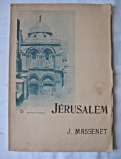 Partition jérusalem massenet d'occasion  Aurillac