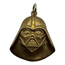 Usado, Pingente chaveiro vintage 1983 Star Wars Darth Vader latão Taiwan Lucasfilm 2” comprar usado  Enviando para Brazil