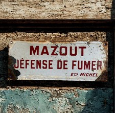 Plaque metallique defense d'occasion  Sainte-Adresse