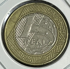 1 moeda real 1998 Brasil - Bi-metálica - KM# 652 - EB1355, usado comprar usado  Brasil 
