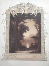 1866 litografia veduta usato  Roma
