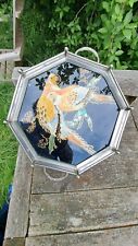 Plateau perroquets peinture d'occasion  Rouen-