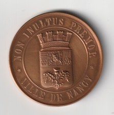 Médaille bronze ville d'occasion  Nancy-