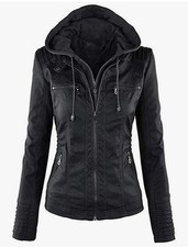 Lederjacke damen kunstleder gebraucht kaufen  Bad Liebenstein