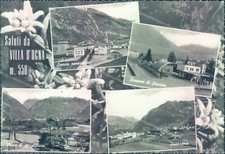 O515 cartolina saluti usato  Tramonti