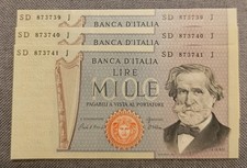 Lotto banconote 1000 usato Lotto banconote 1000 usato  Roma