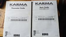 Estação de trabalho de música Korg KARMA guia básico e guia de parâmetros LÍNGUA JAPONESA, usado comprar usado  Enviando para Brazil