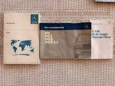 libretti uso manutenzione mercedes 190 usato  Segni