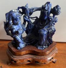 Chinese carved lapis for sale  Atlanta