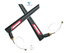 2 WiFi Antenna Sets -2.4/5G 10dBi Antenna SMA + 10cm I.PX4 Pigtail e.g. WiFi5/6 comprar usado  Enviando para Brazil