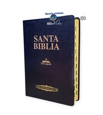 Usado, Biblia Antigua Versión RVR 1909 Letra Gigante 14Negro Piel Fabricada Con Índice  comprar usado  Enviando para Brazil