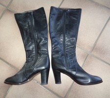 Schwarze lederstiefel horsch gebraucht kaufen  Horhausen